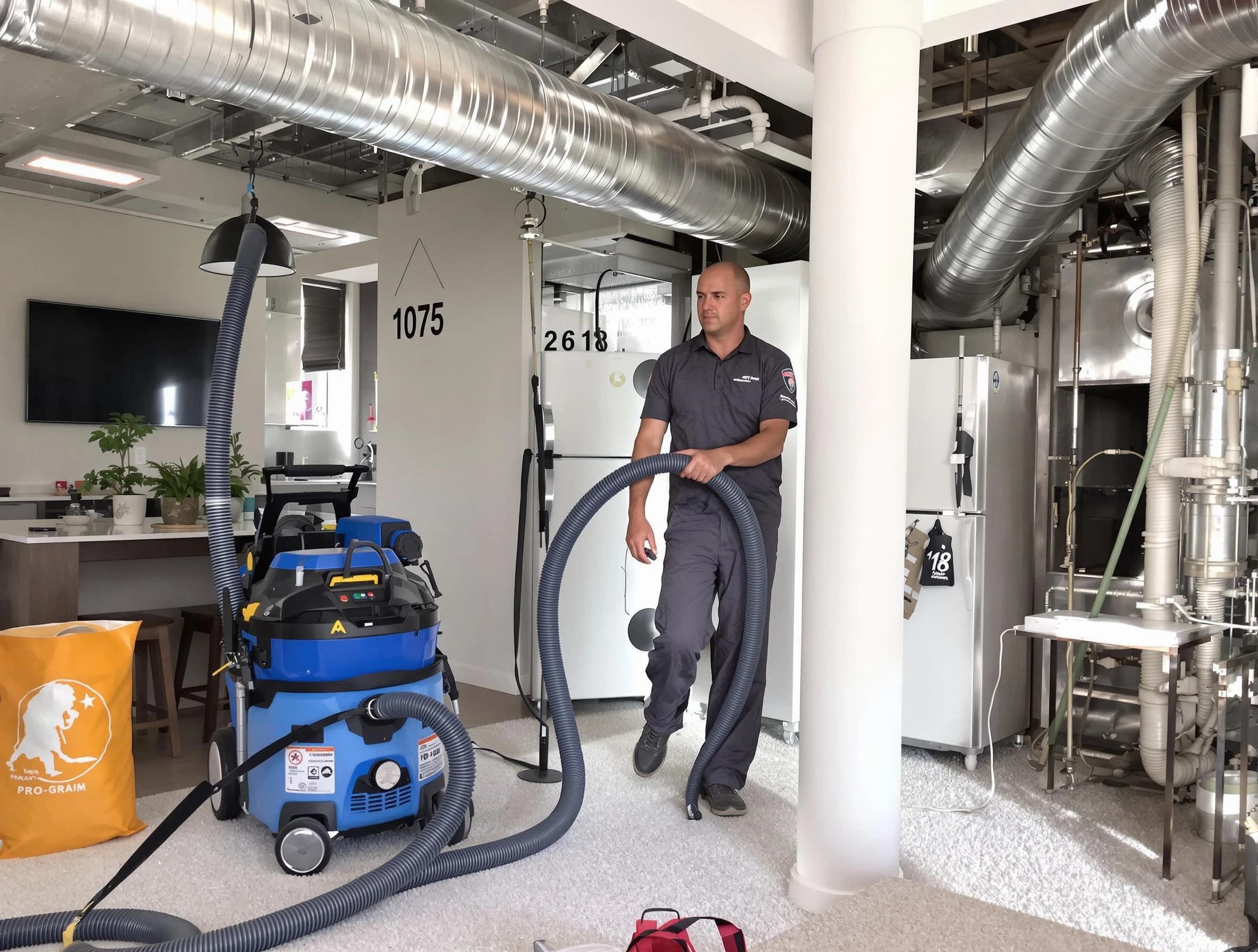 Temecula Air Duct Cleaning expert performing detailed indoor duct cleaning for improved air quality in Temecula